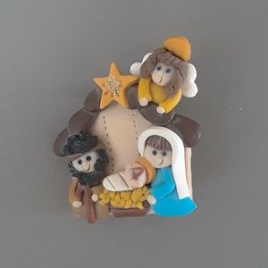 Nativity Pin